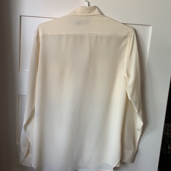 Polo Ralph Lauren Ivory 109% Mulberry Silk Shirt - Picture 2 of 2